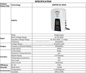 Stabilizer-Avr Servo and Relay