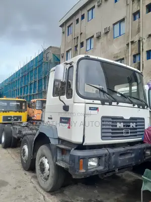 12tires Man Disel Truck Foreign Used 2005 White