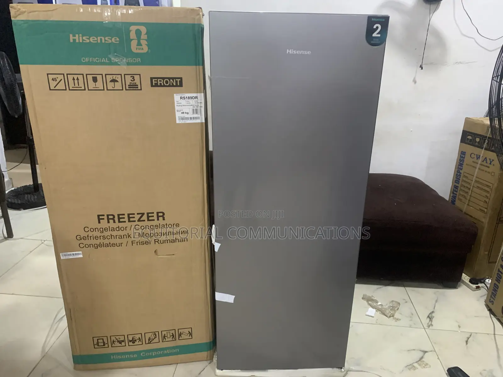 Hisense Rs189dr 190l Premium Upright Freezer