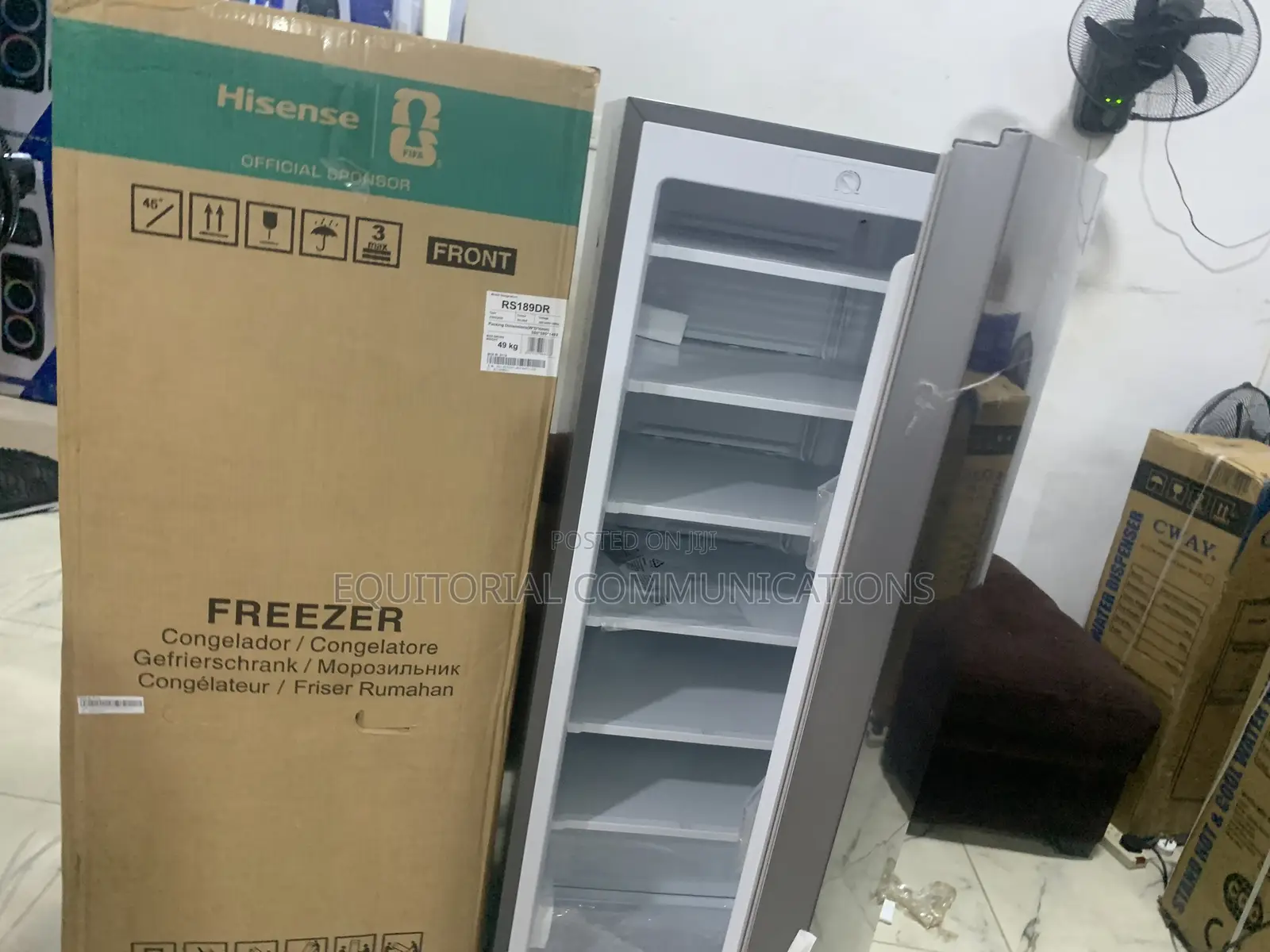 Hisense Rs189dr 190l Premium Upright Freezer