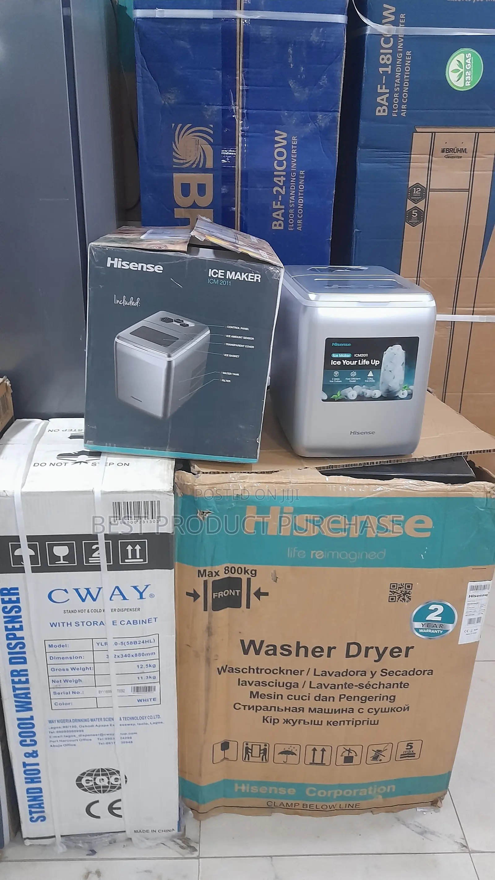Hisense Ice Maker Machine for Supermarkets Cafes