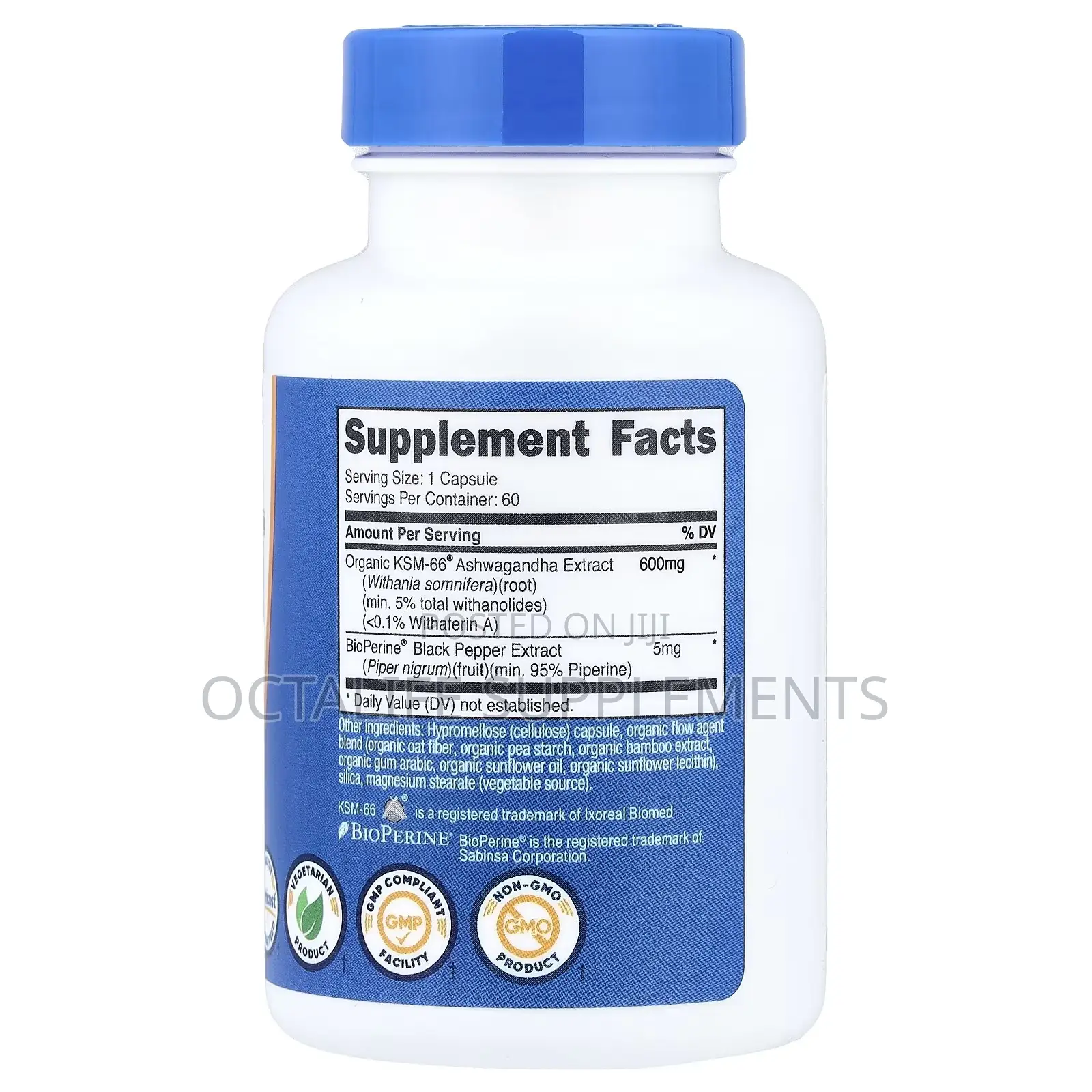 Nutricost, KSM-66, Ashwagandha Root Extract, 60 Capsules