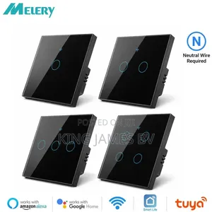 Glass Panel Wifi Smart Switch – Elegant Intelligent