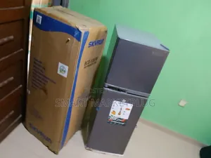 Original Skyrun 138 Liters Double Door Refrigerator -Gray