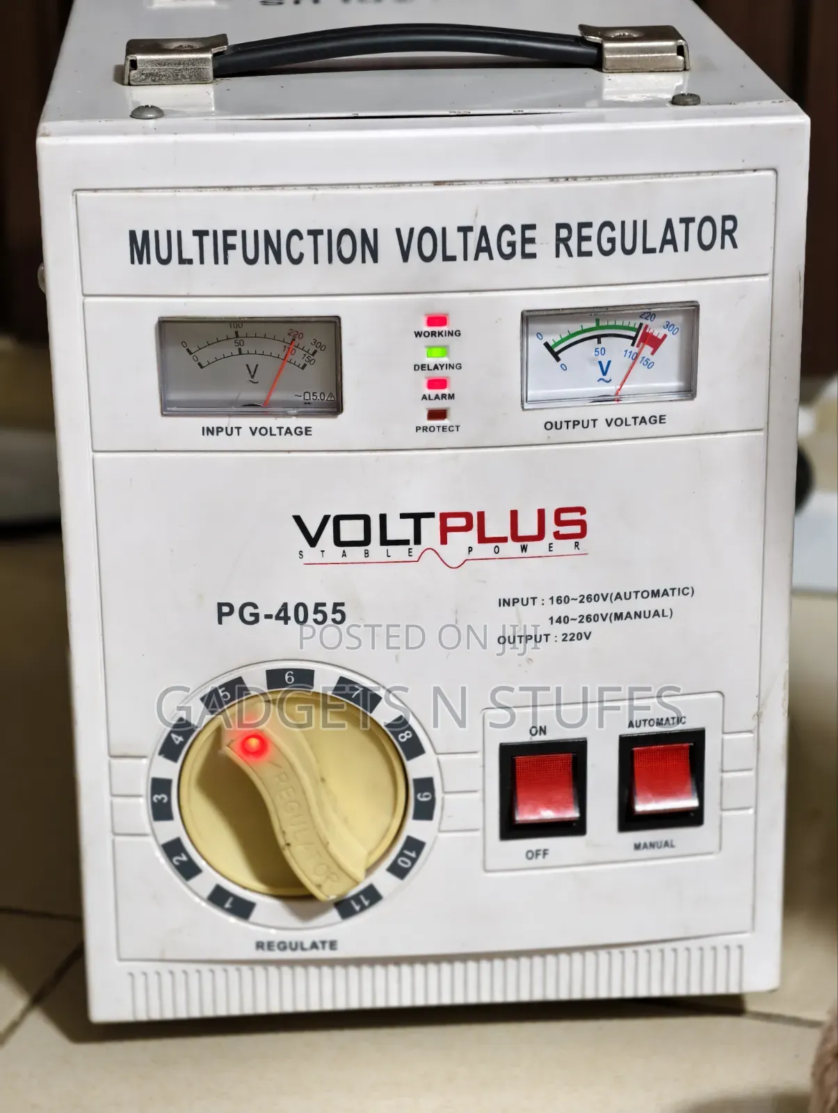 Voltplus 5kva High Quality Stabilizer, Copper Coil