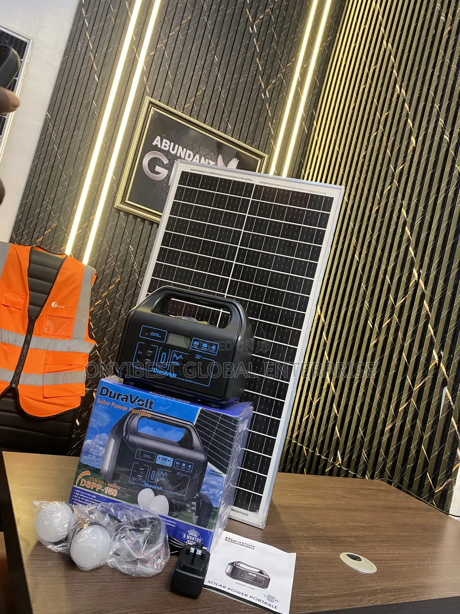 Heavy Duty Portable Solar Backup Generator