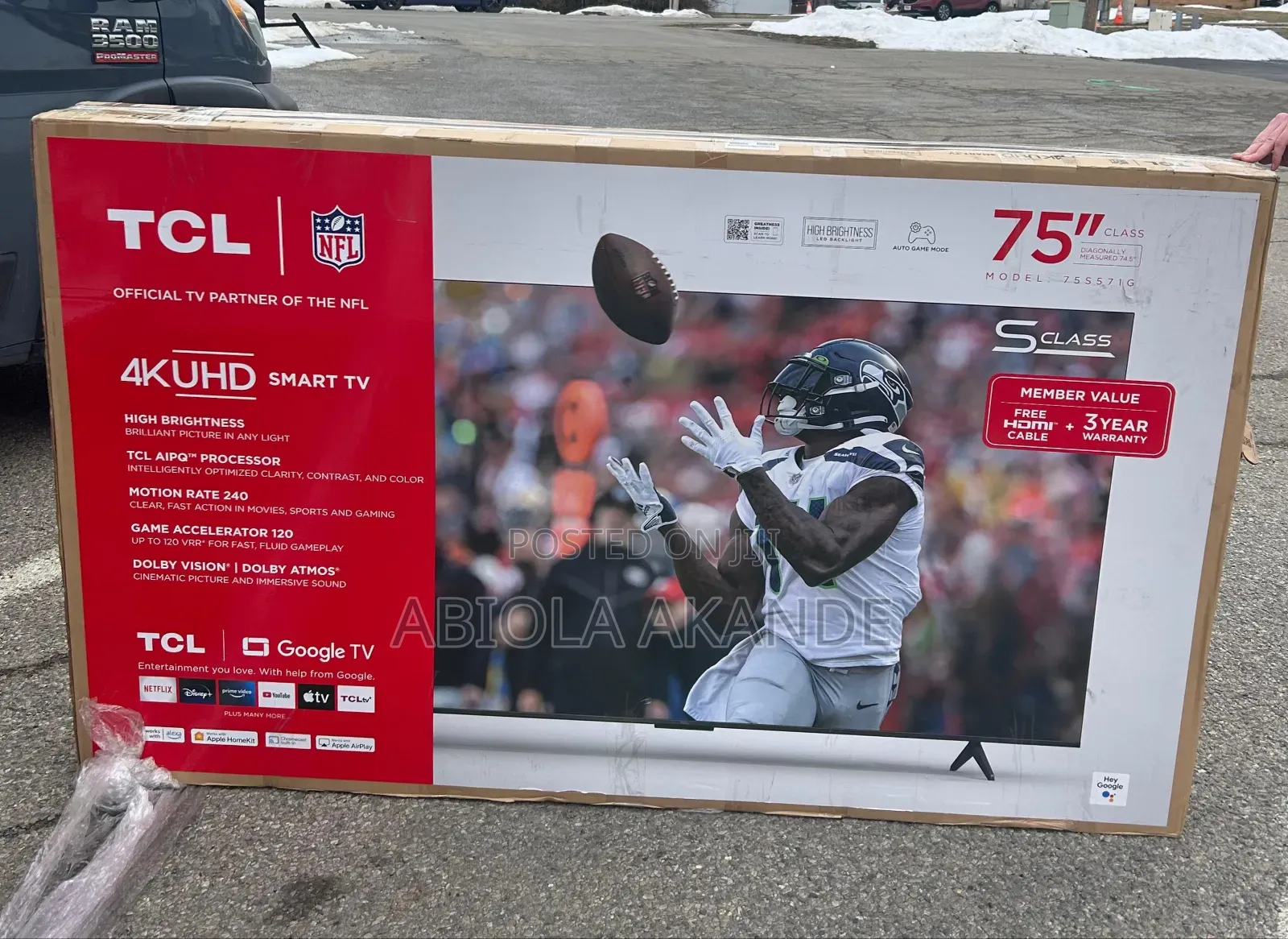 TCL 75 Inch Television