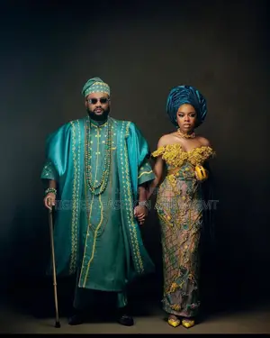Premium Teal Gold Royal Set