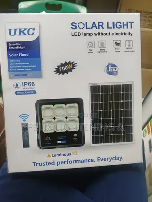 Warm White Solar Flood Light
