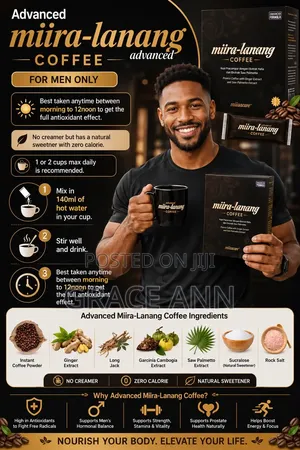 Miira- Lanang Advanced Men's Black Coffee