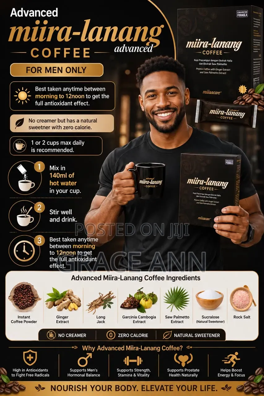 Miira- Lanang Advanced Men's Black Coffee