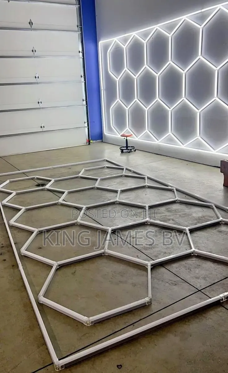 Hexagon Led Light – White Warm Glow Design