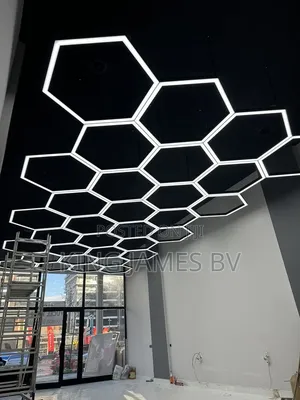 White/Warm White Hexagon Lighting Panel – Elegant Interior Upgrade