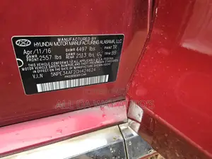 Hyundai Sonata 2017 Red