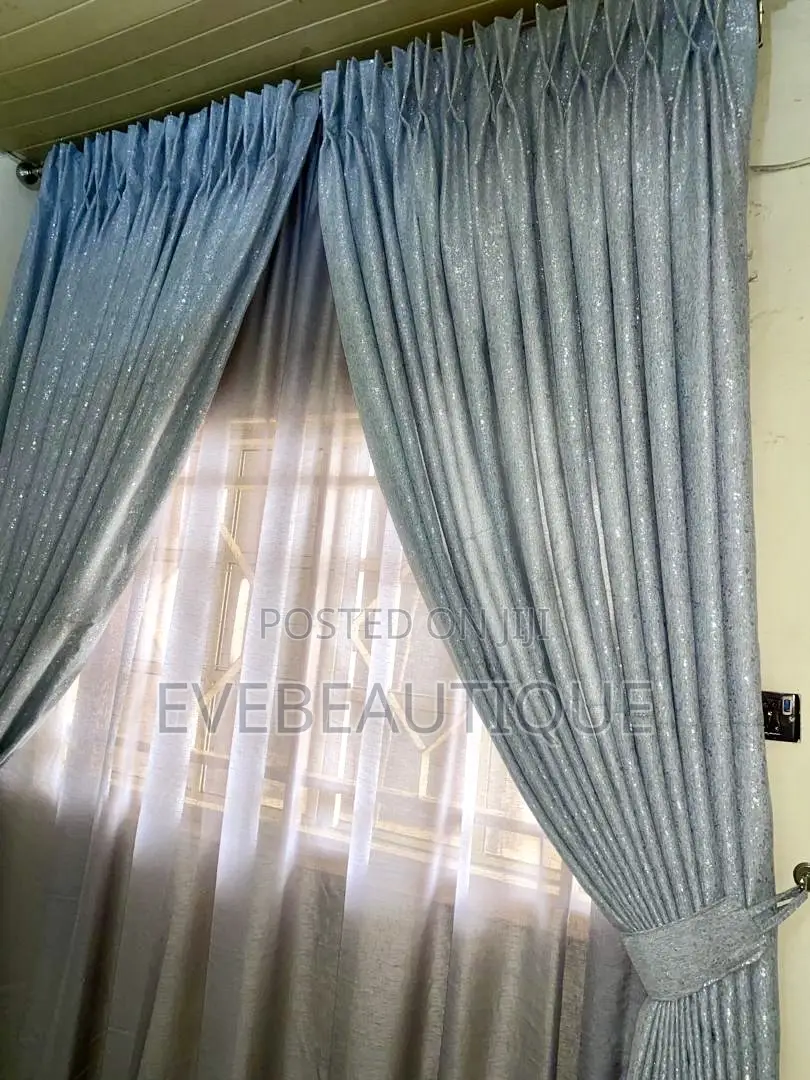 Grey Curtains With Rods