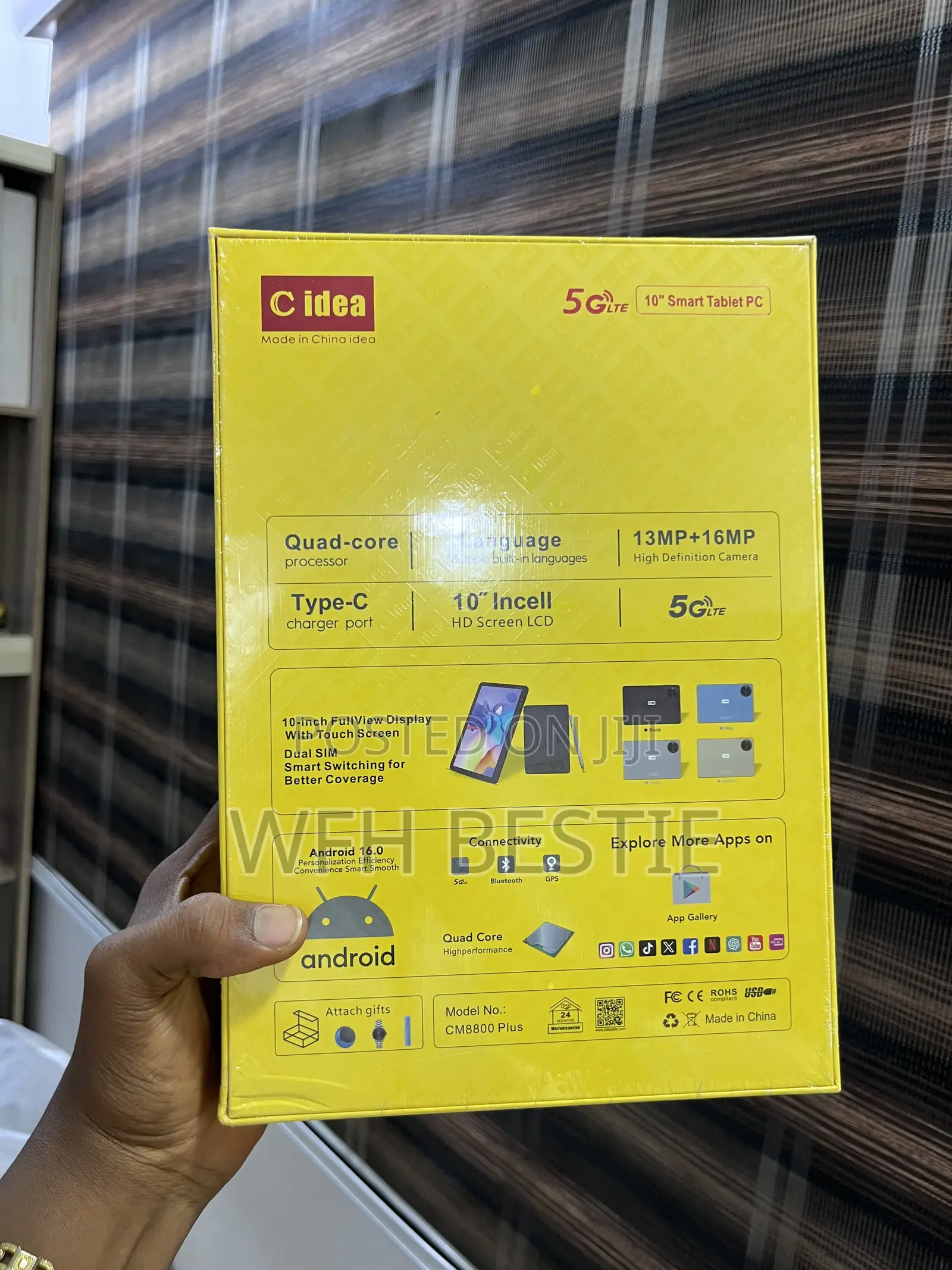 New C idea CM8800 Plus 128 GB Black