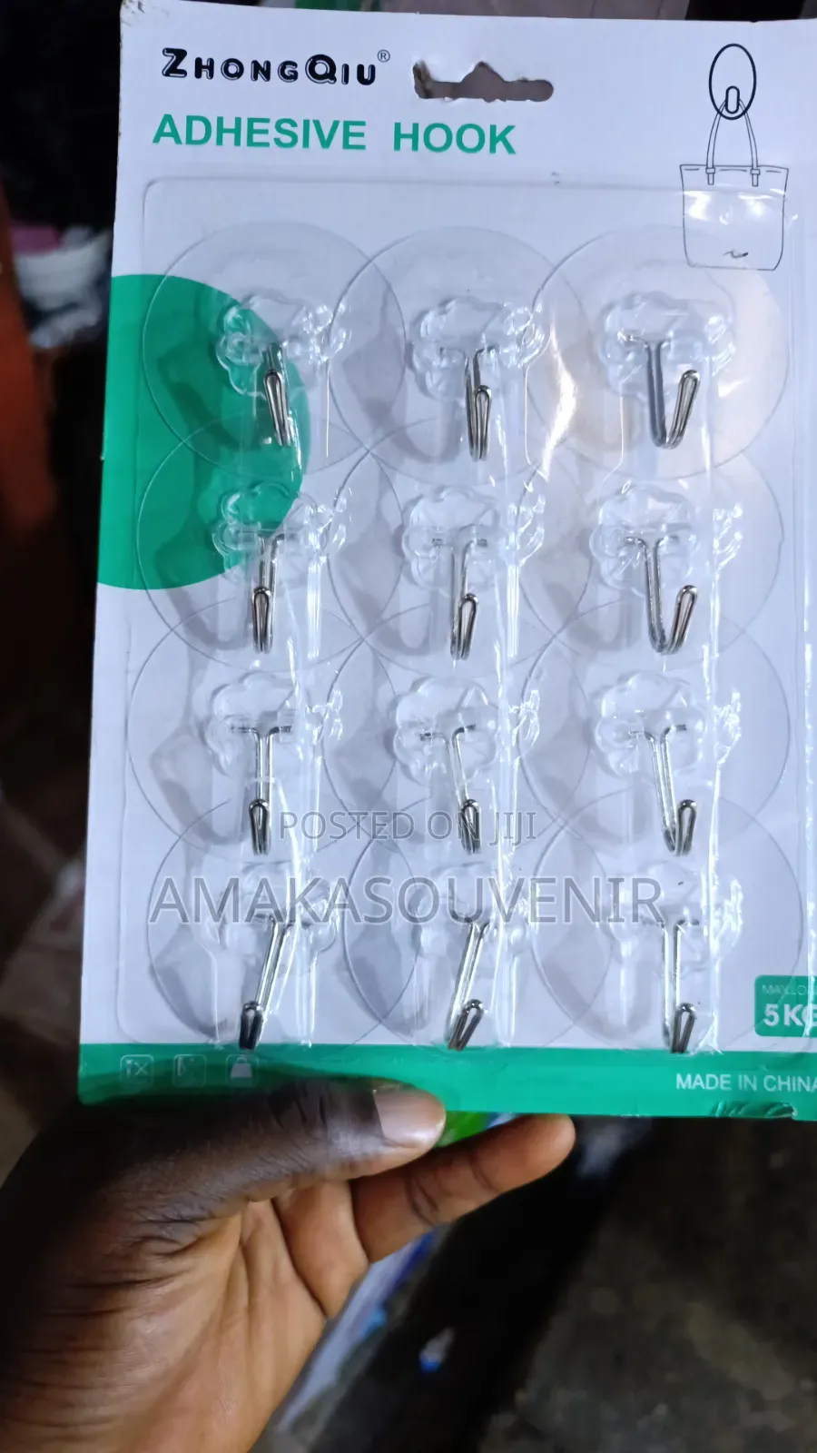 Adhesive Hook