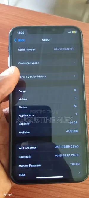 Apple iPhone XS 64 GB Black