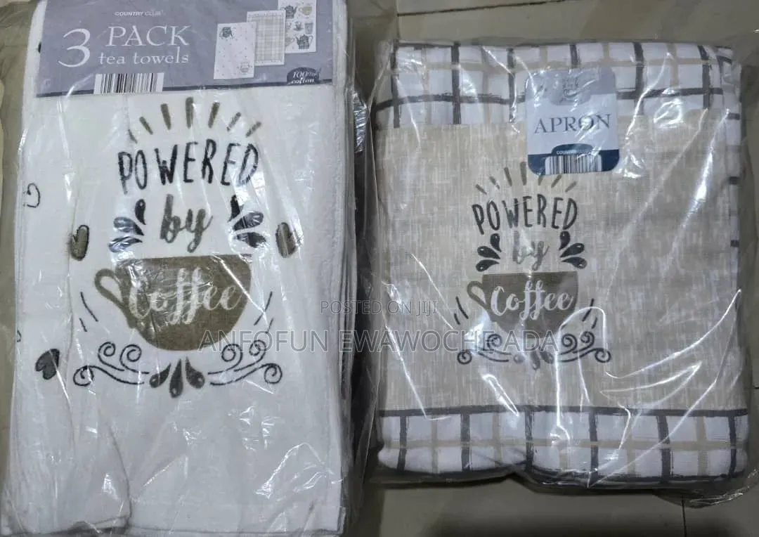 100% Cotton Apron With Front Pocket