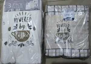 100% Cotton Apron With Front Pocket