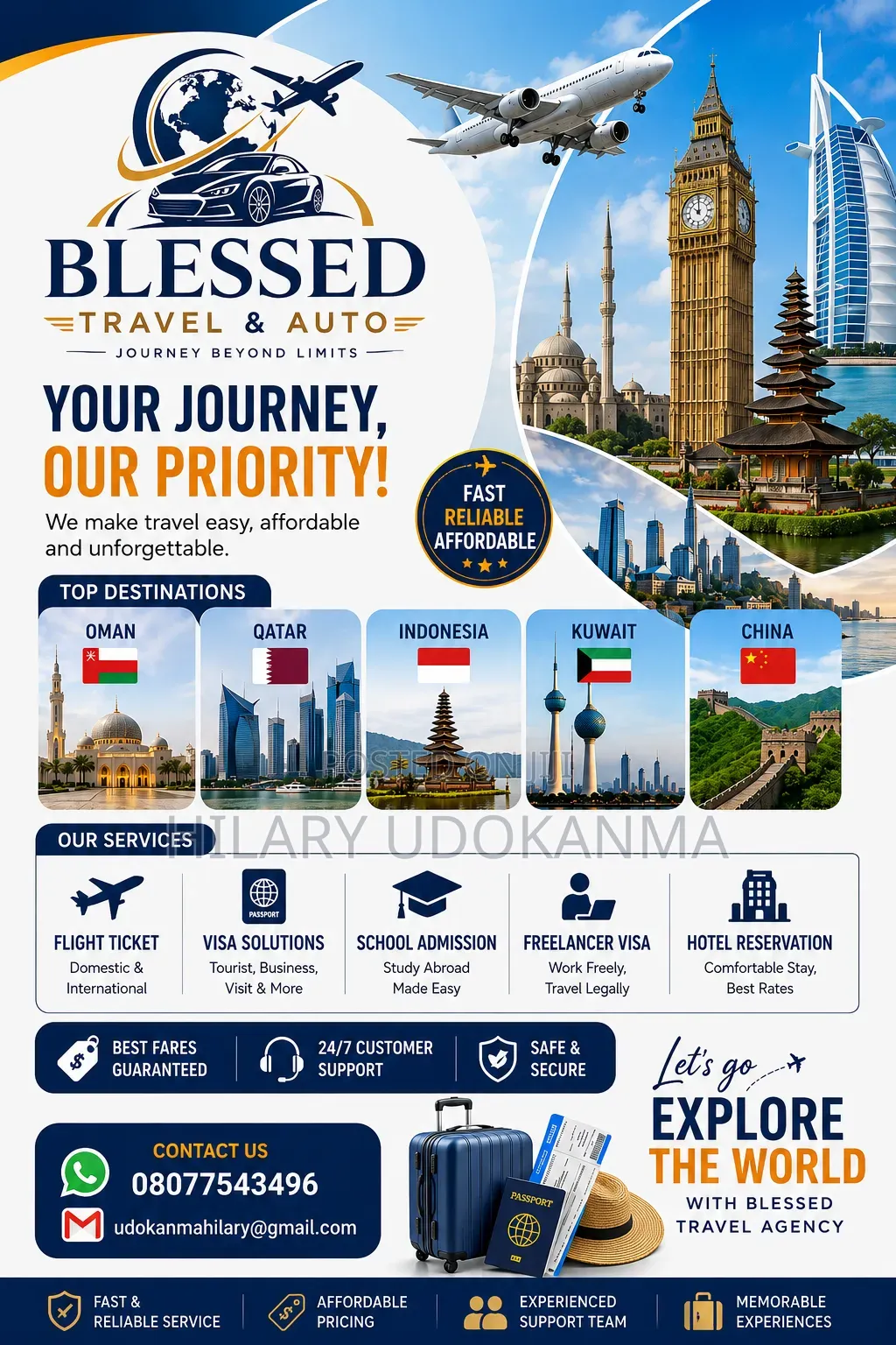 We Help You to Secure Your Traveling Document