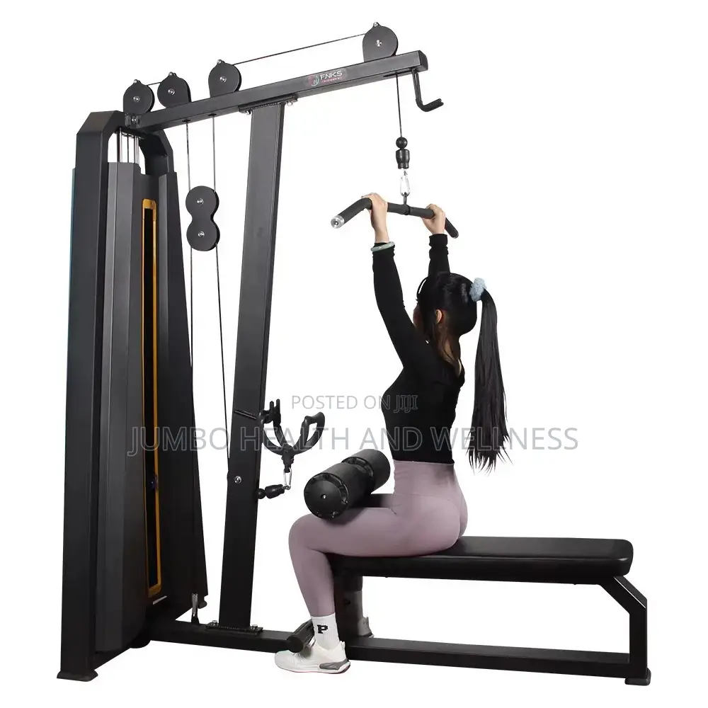 Seated Lat Pulldown Low Row Machine – Premium