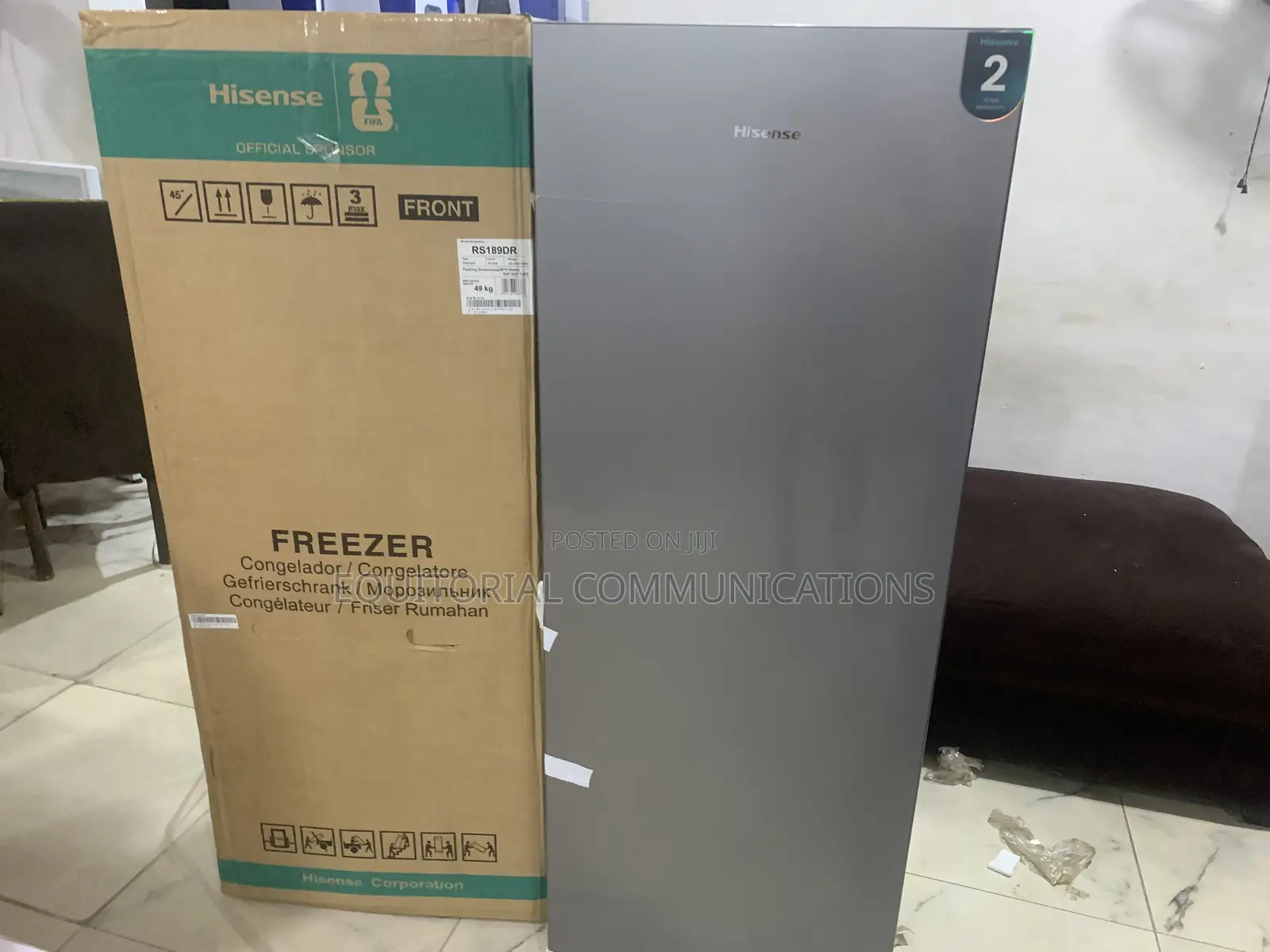 Hisense Rs189dr 190l Upright Freezer for Bulk Storage