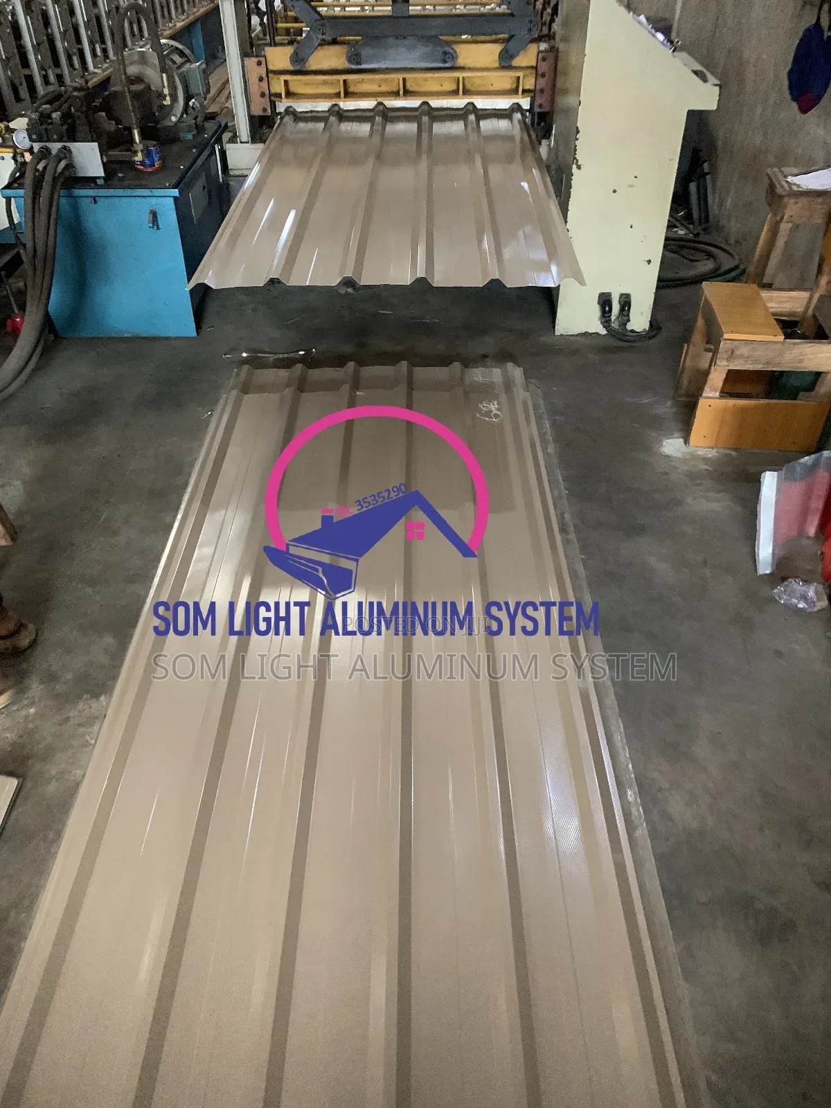 0.45 Longspan Beige Premium Aluminum