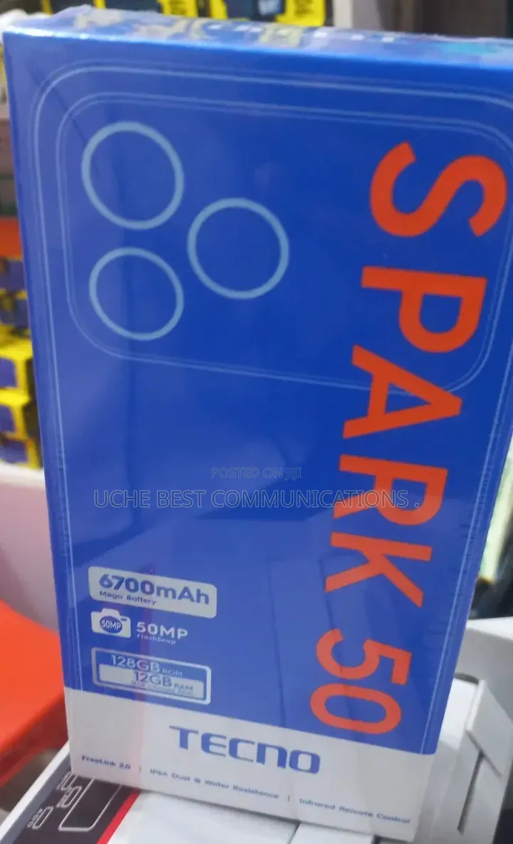 New Tecno Spark 50 128 GB Black