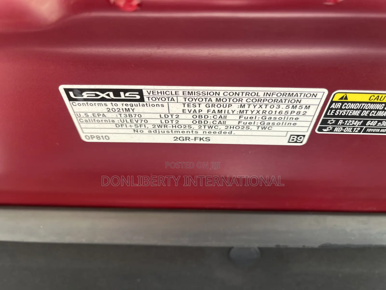Lexus RX 2021 Red