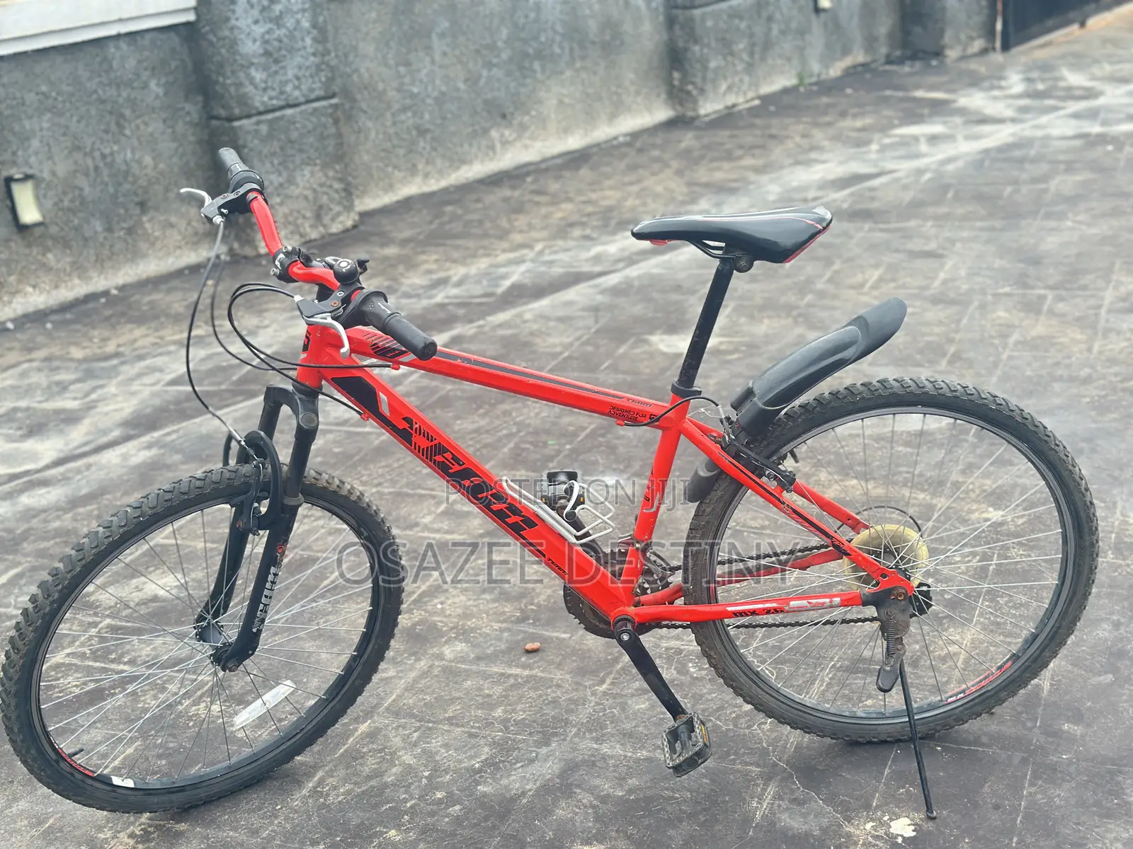 Wrath Hardtail Mountain Bike – Red/Black