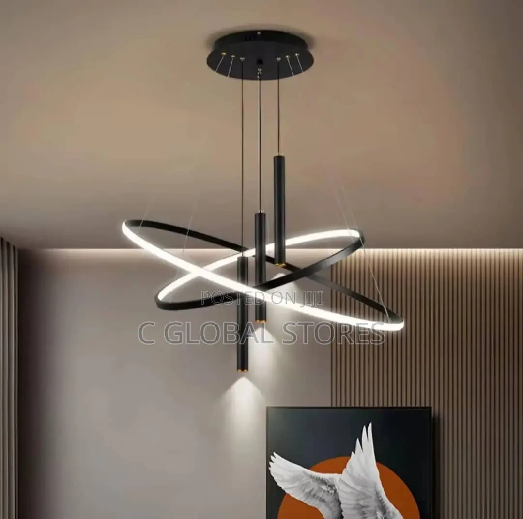 Black Led Chandelier Light