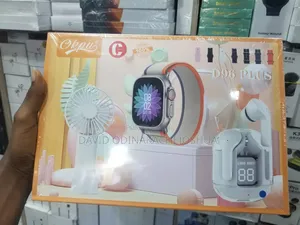 Okpu D96 Plus Smart Watch Set (3-in-1 Smart Combo Box)