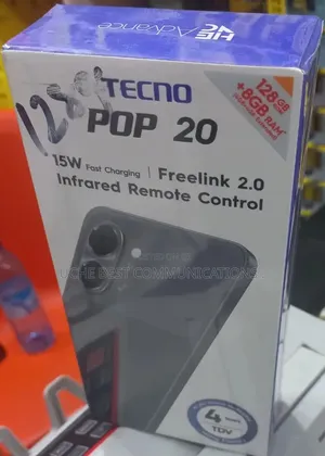 New Tecno Pop 20 128 GB Black