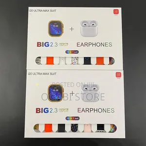 Ultra 3 Max Suit Smart Watch + Wireless Earbuds