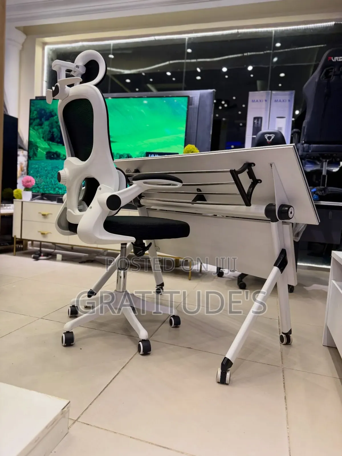 Imported 1.2meter Swing Table Ergonomic Chair