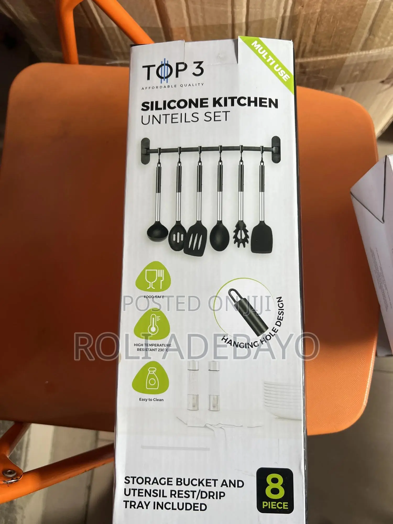Top 3 Silicone Kitchen Utensil Set Includes 8 Pieces