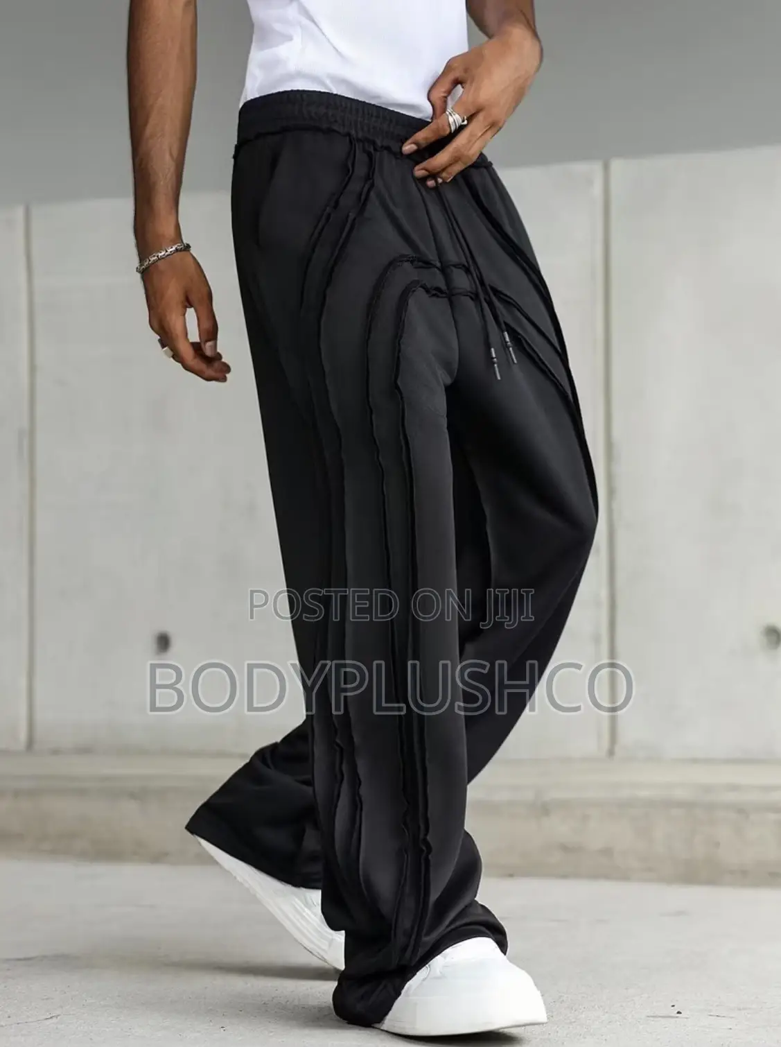 Raw Hem Sweatpants