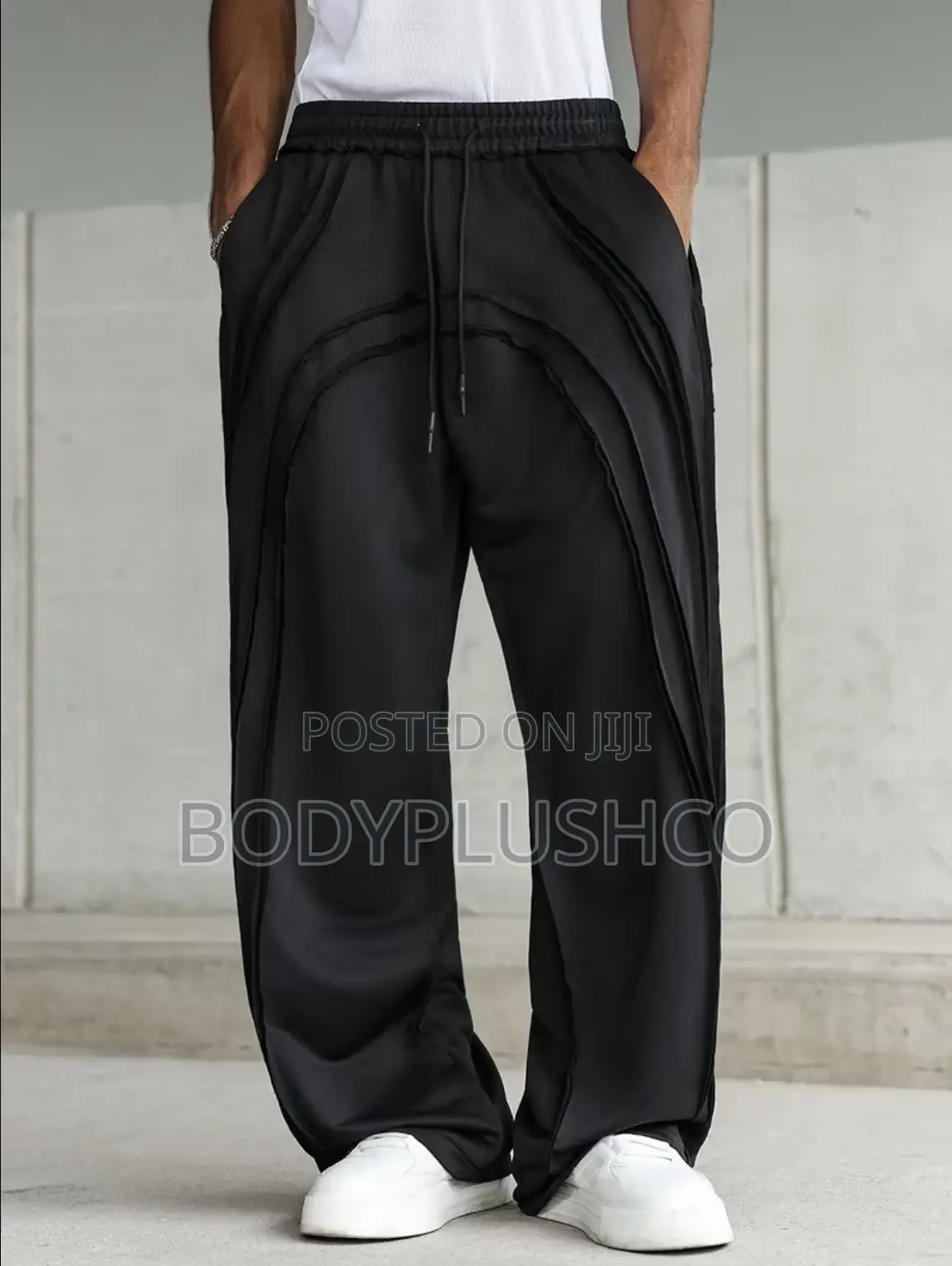 Raw Hem Sweatpants