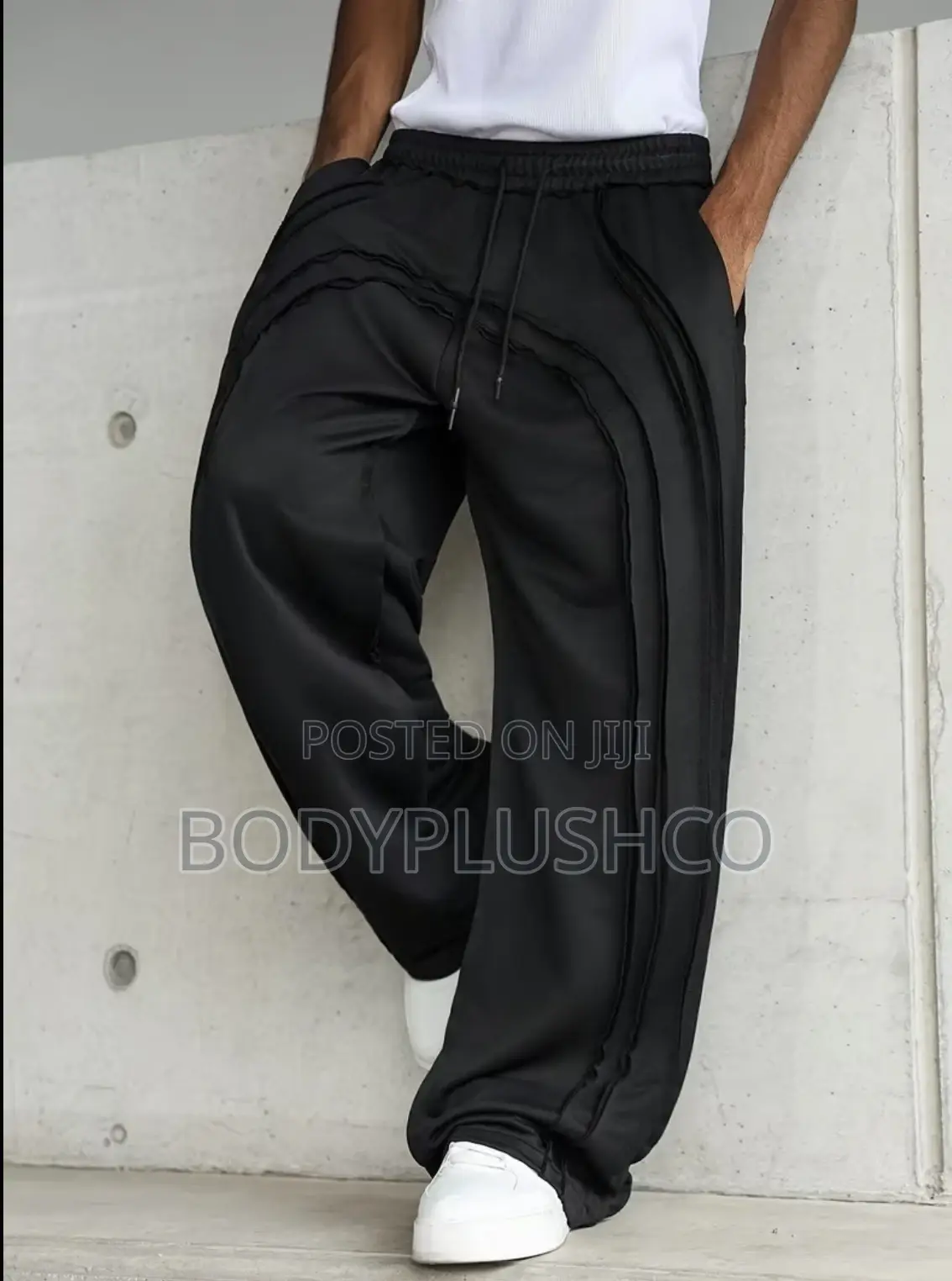 Raw Hem Sweatpants