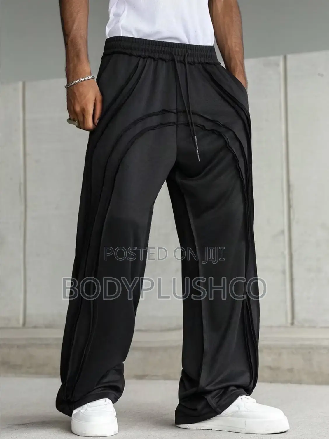 Raw Hem Sweatpants
