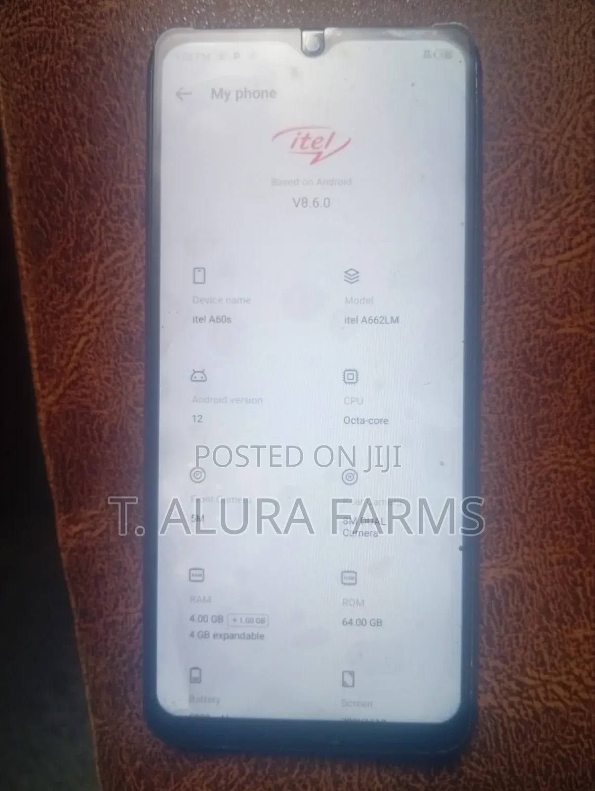 Itel A60S 64 GB Blue