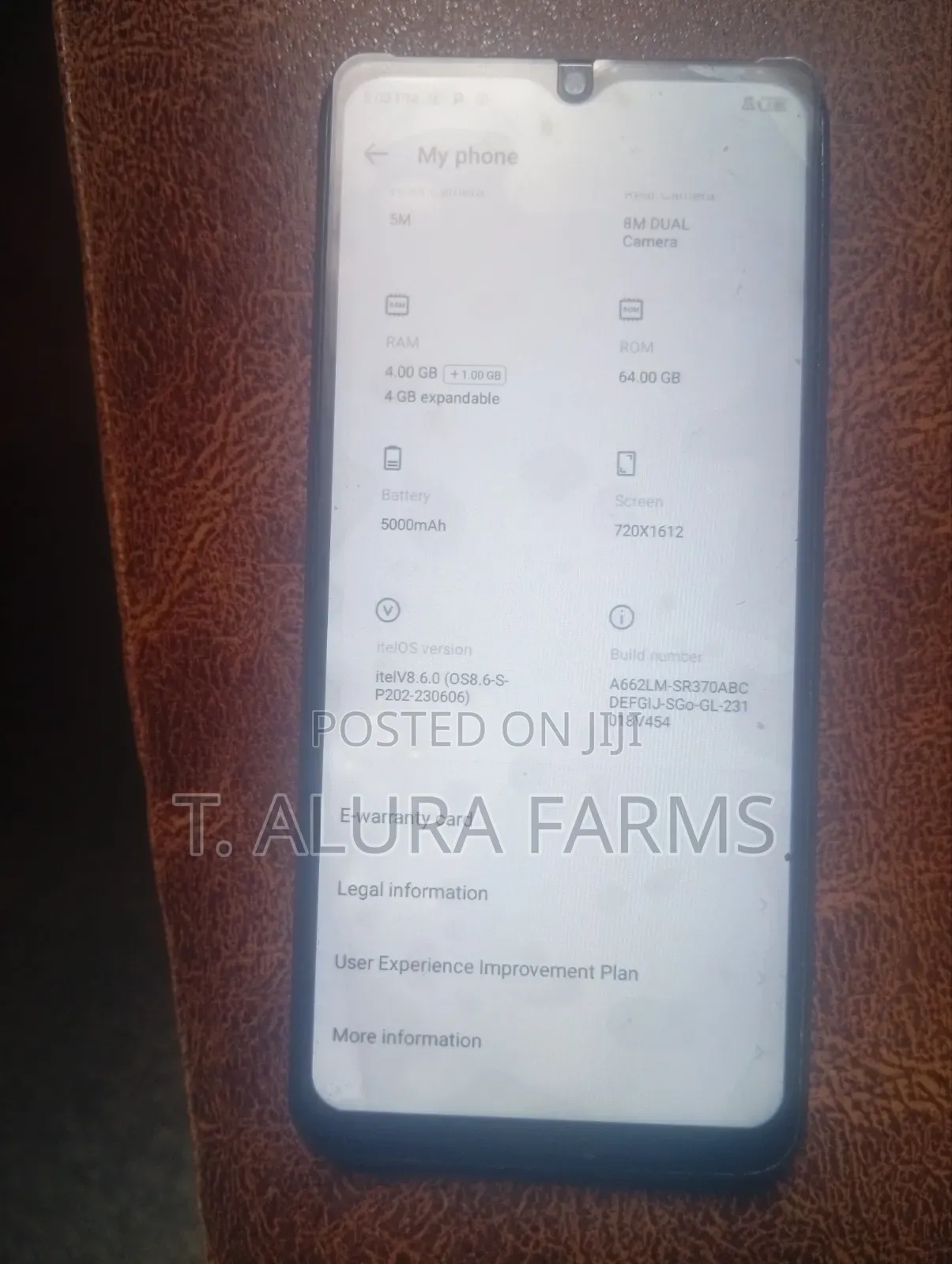 Itel A60S 64 GB Blue