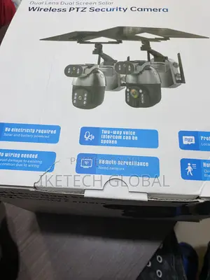 Ubox Double Panel CCTV Solar Camera