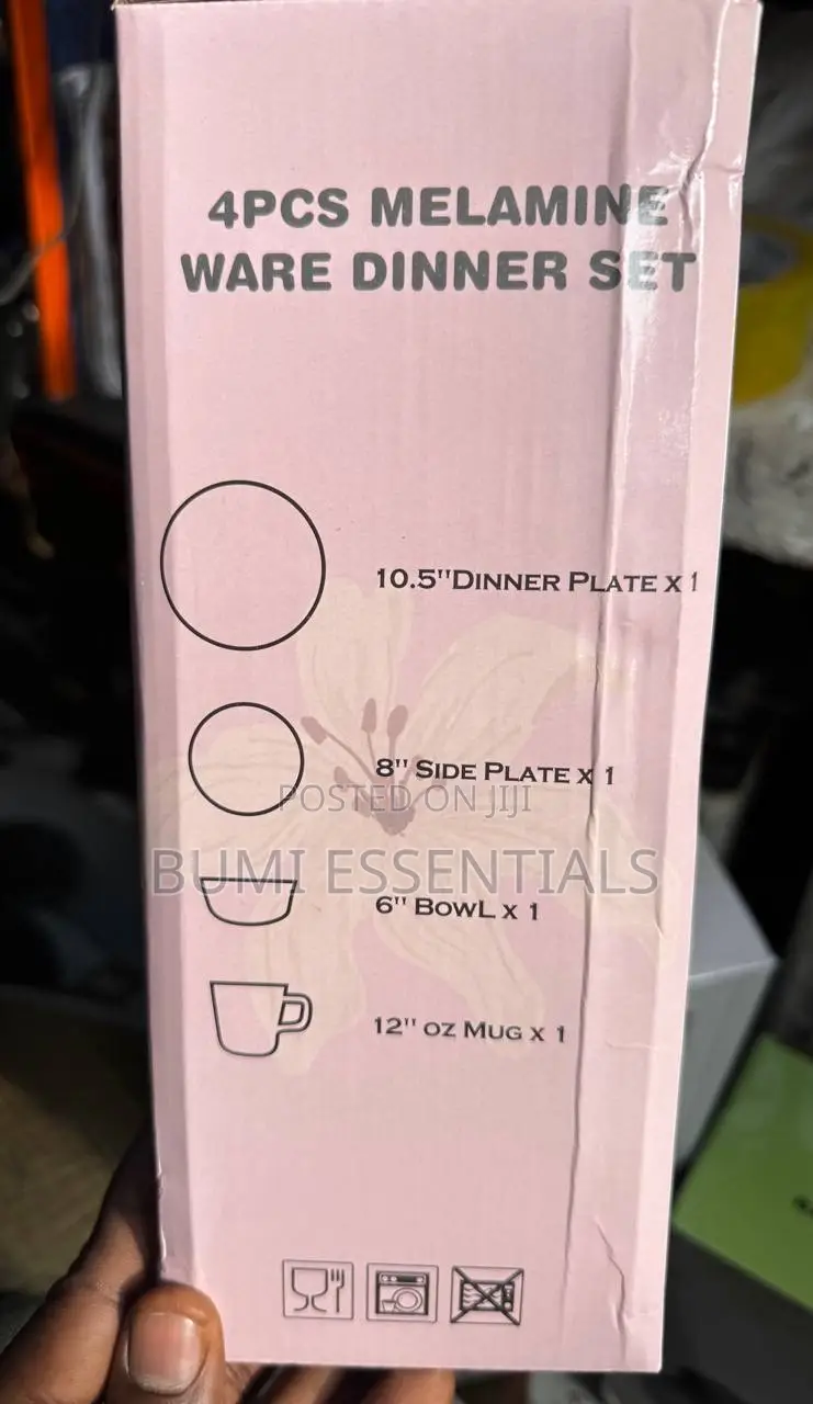 4pcs Melamine Dinner Set