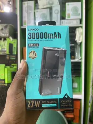 Linkco 30000mah 27w Fast Charging Power Bank (Lkp-31q) – Black