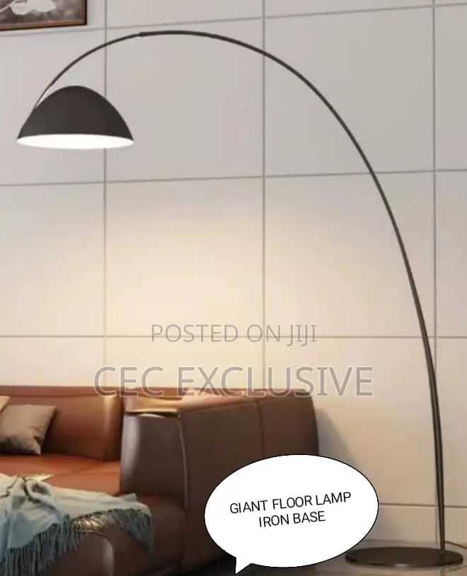 Slik Black Led Standing Lamp