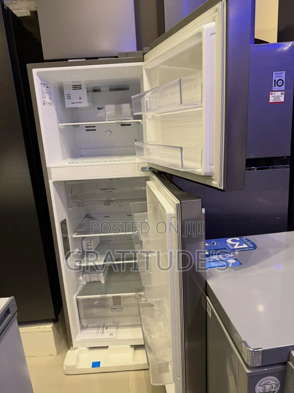 Lg Inverter 340l Double Doors Refrigerator