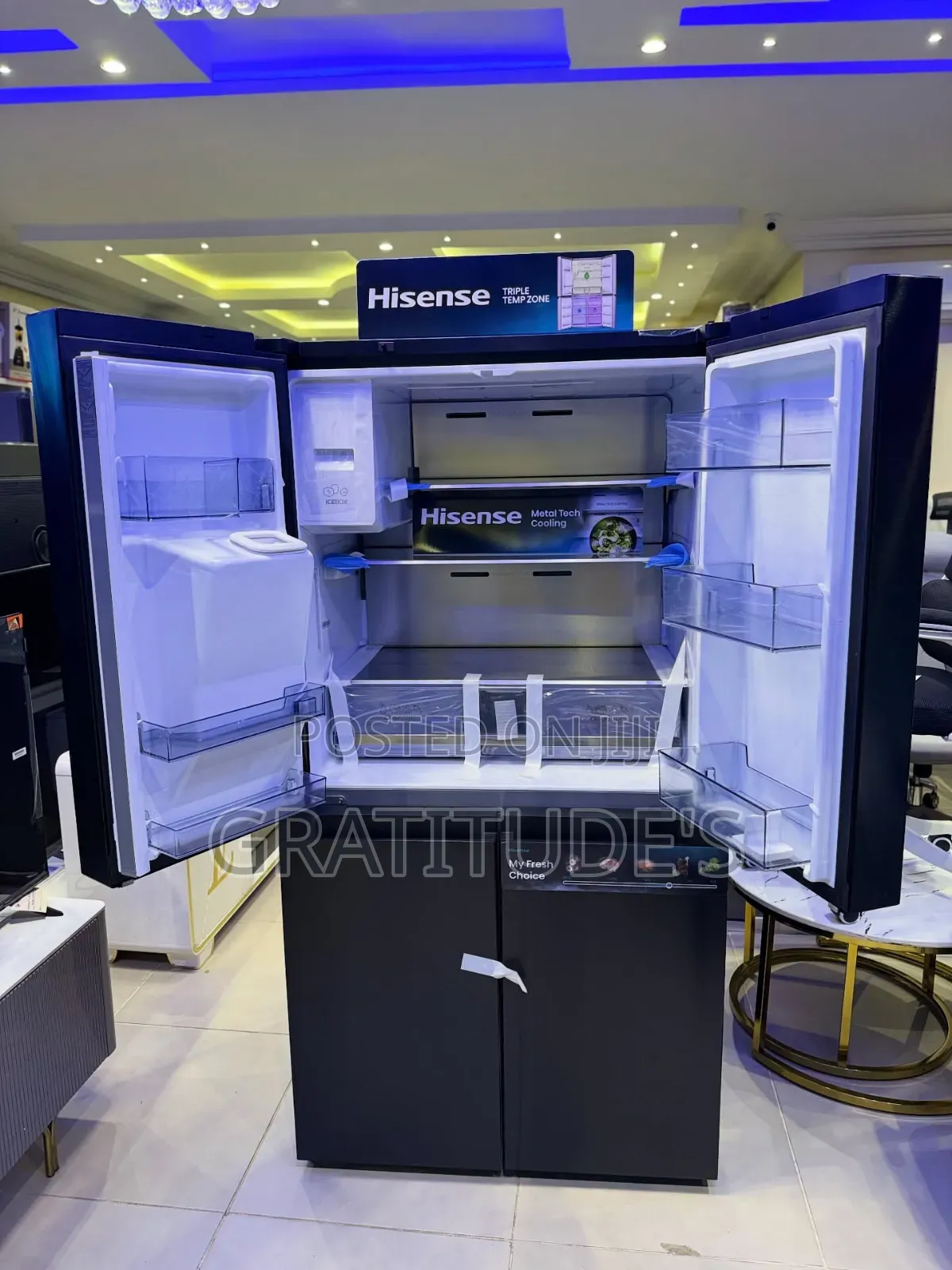 Hisense 4 Doors Refrigerator With Ice Water Dispenser