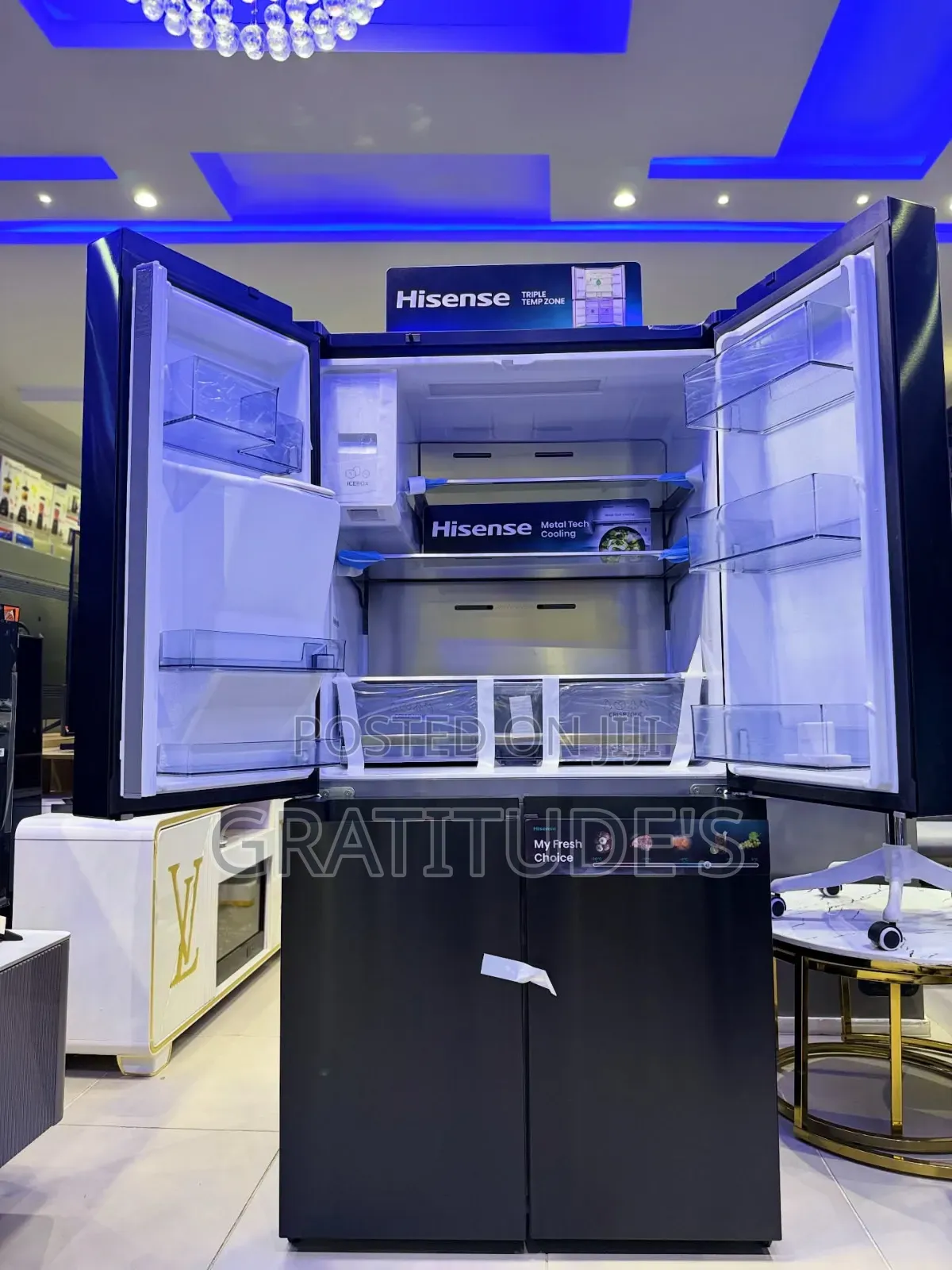 Hisense 4 Doors Refrigerator With Ice Water Dispenser